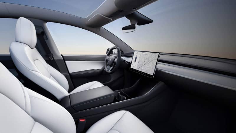 intérieur Model Y 