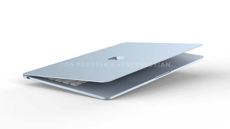 Nouveau MacBook Air bleu - Front Page Tech / YouTube