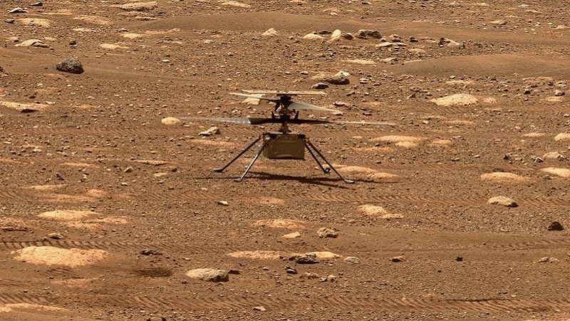 L'hélicoptère Ingenuity sur Mars