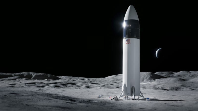 Image 1 : NASA : Le contrat avec SpaceX pour l’atterrisseur lunaire suspendu pour le moment