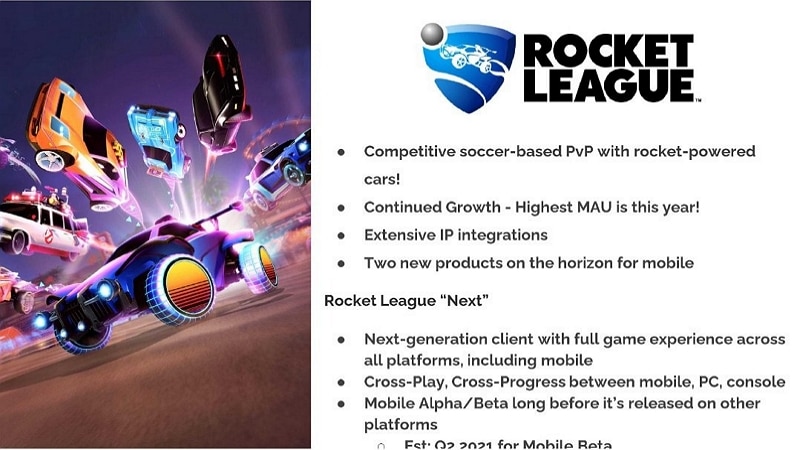 Image 1 : Rocket League arrive sur Android et iOS avant la fin de l'année