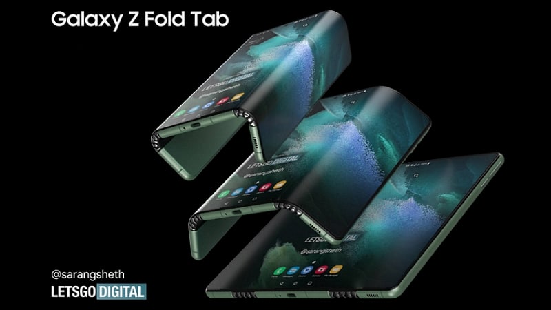 Samsung Galaxy Z Fold Tab - LetsGoDigital