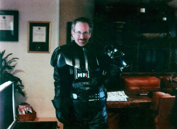 Spielberg dans le costume de Vador