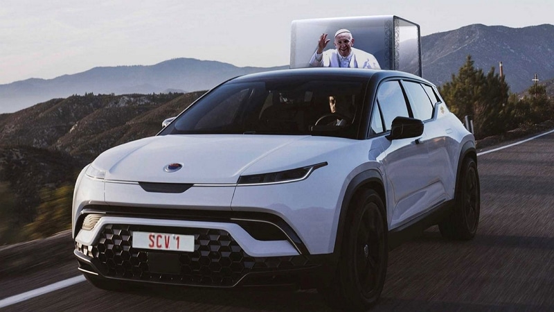 SUV électrique pour le Pape François - Fisker