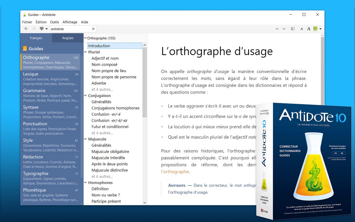 comment mettre antidote 8 dans word comment mettre antidote 8 dans word