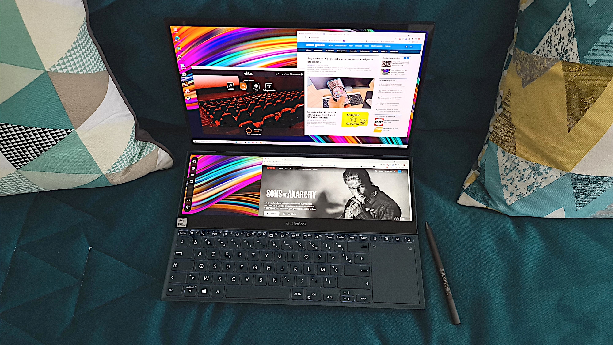 Test de l'Asus ZenBook Pro 14 Duo pour les créatifs : productivité
