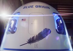 Capsule New Shepard Blue Origin