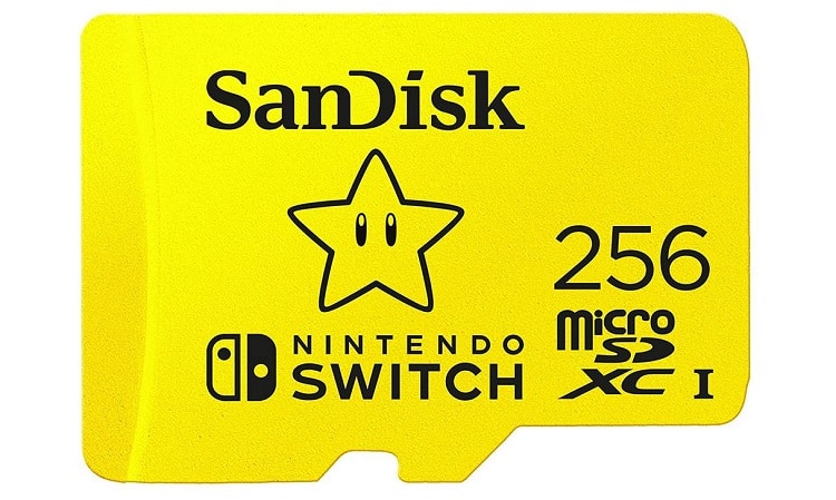 Image 1 : La carte microSD SanDisk 256 Go pour Switch est à 38 € chez Amazon
