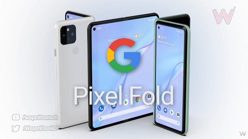 Concept du Google Pixel Fold – Waqar Khan / YouTube
