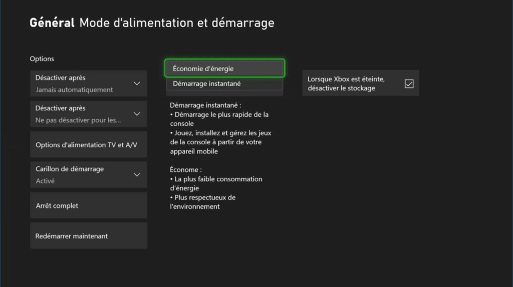Xbox Series X energie