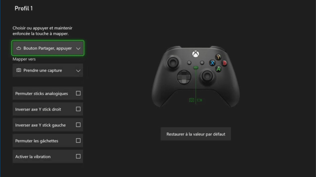 xbox series x manette