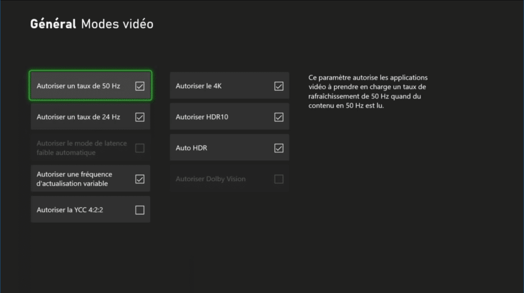 Xbox Series X mode video