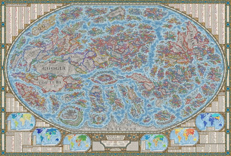 Martin Vargic imagine une cartographie géante d'Internet
