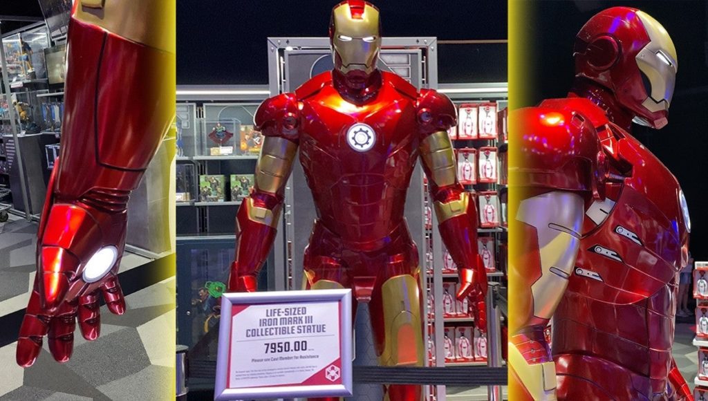 Image 1 : A Disneyland, avec 8000$ vous pouvez acheter un Iron Man grandeur nature