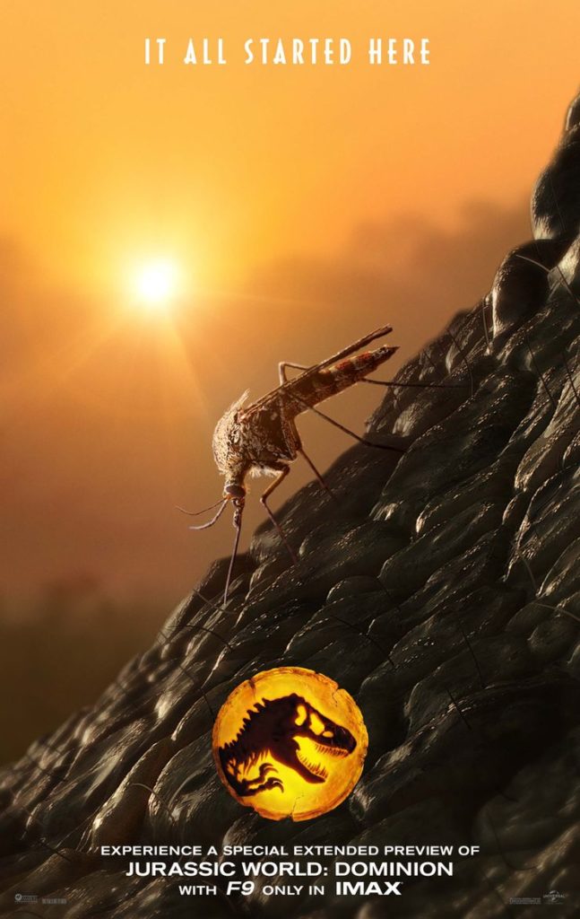 La pré-affiche officielle de Jurassic World 3