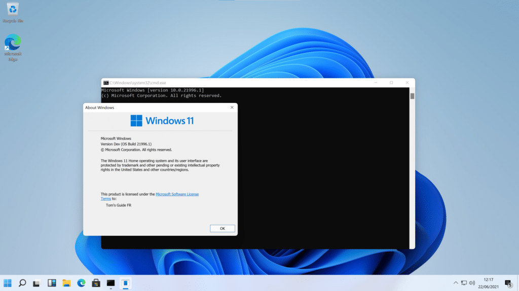 Microsoft windows 11 interface