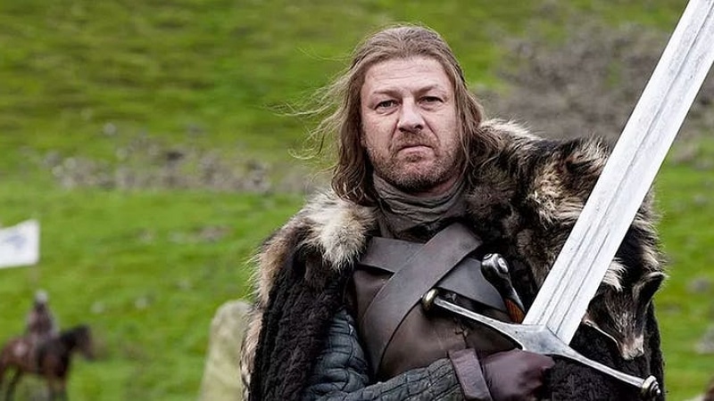 Sean Bean dans le rôle de Ned Stark