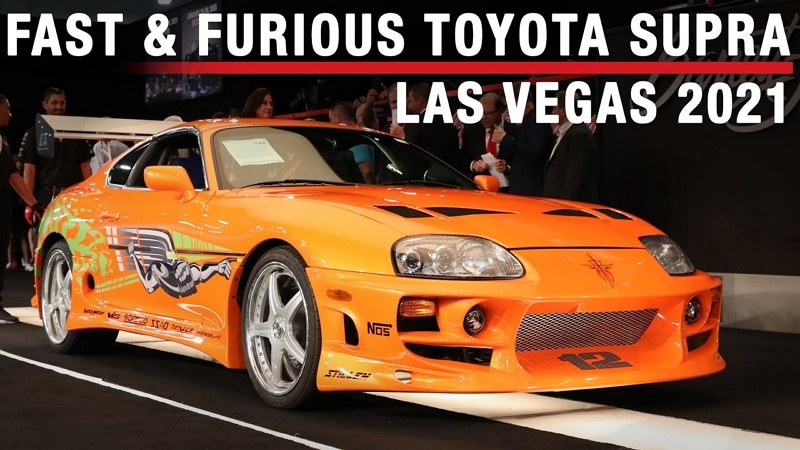 Toyota Supra Paul Walker - Barret-Jackson