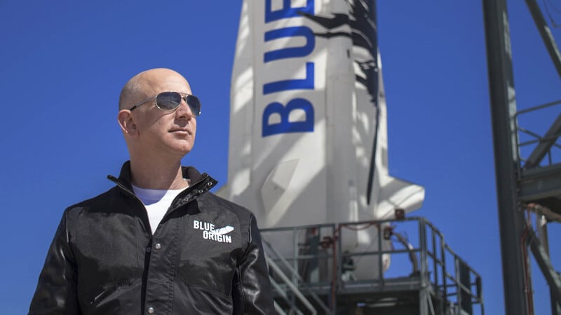 Jeff Bezos, fondateur de Blue Origin - Crédit : Blue Origin
