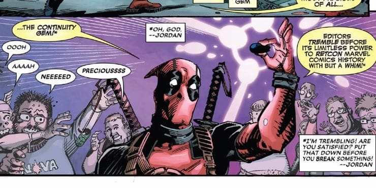 thanos infinity war endgame avengers mcu marvel cinematic universe comics pierres d'infinité deadpool loki