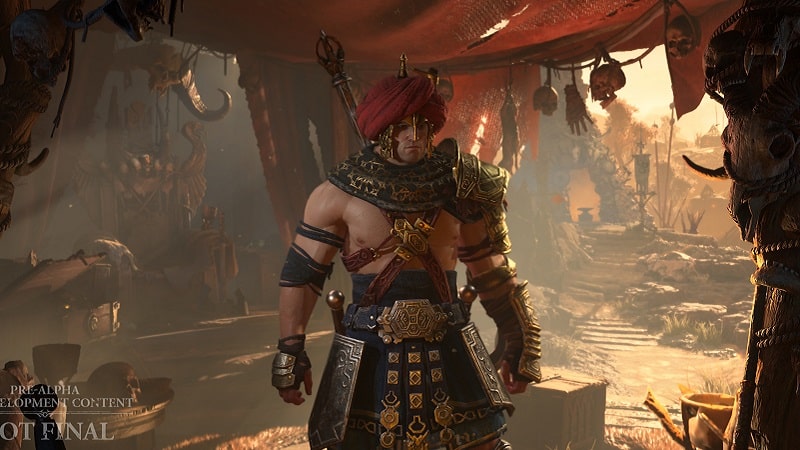 Exemple de création d'un personnage dans Diablo 4