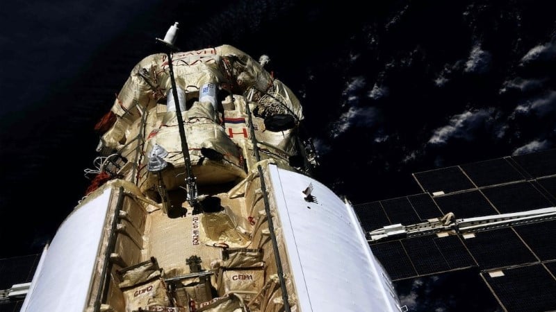 Image 1 : Accident ISS : le module russe Nauka pousse la station spatiale hors de son orbite