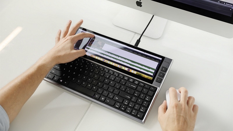 FICIHP Multifunctional Keyboard avec un écran tactile 12.6 pouces - Kickstarter