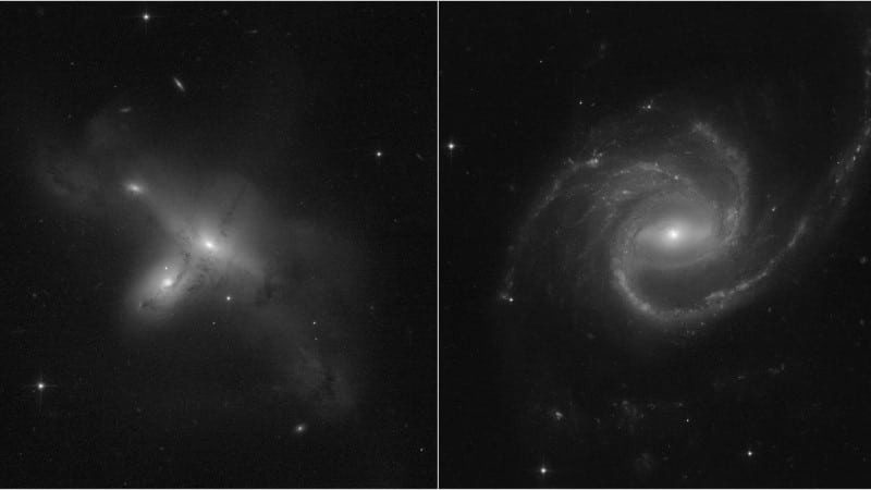 Image 1 : Hubble est réparé et envoie de nouvelles images de galaxies