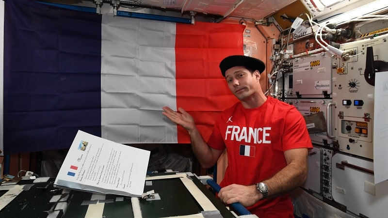 Thomas Pesquet fête le 14 juillet à bord de l'ISS