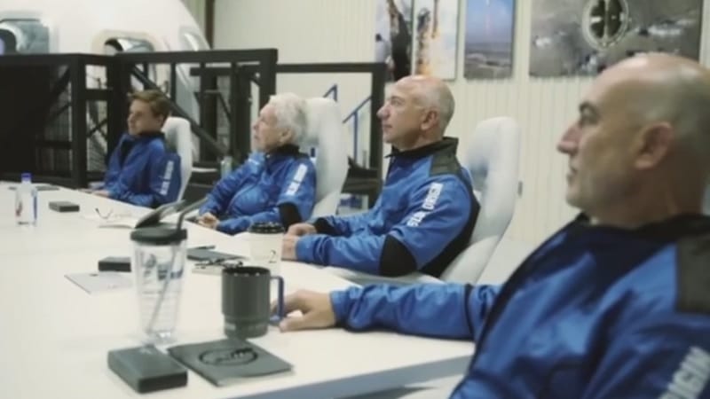 L'équipage de Blue Origin suit une formation avant son premier vol dans l'Espace