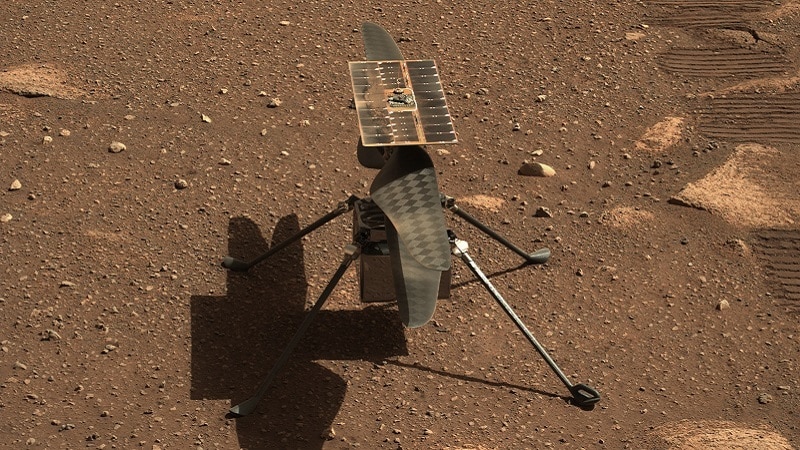 L'hélicoptère Ingenuity sur Mars