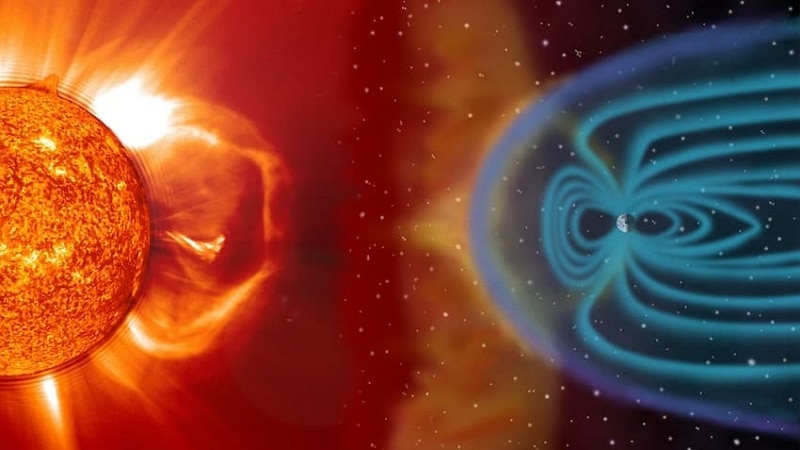 Le vent stellaire du soleil se heurte chaque jour au champ magnétique de la Terre - NASA