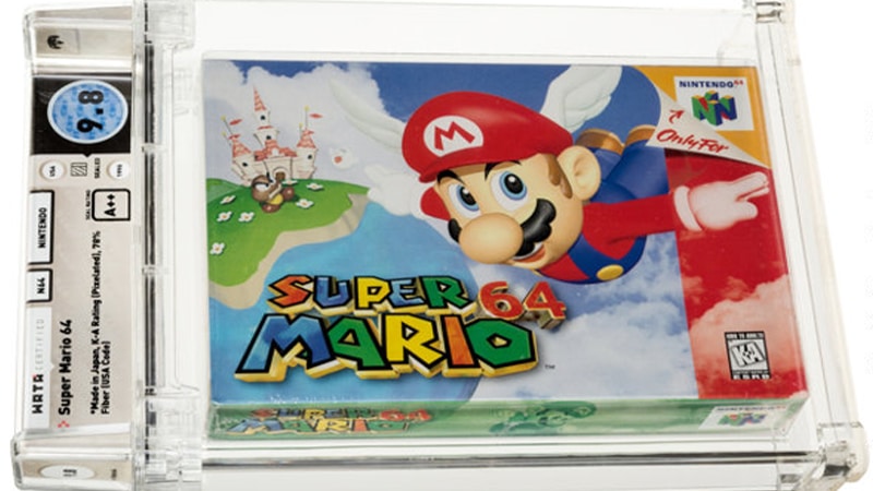 La cartouche de Super Mario 64 à 1 560 000 $