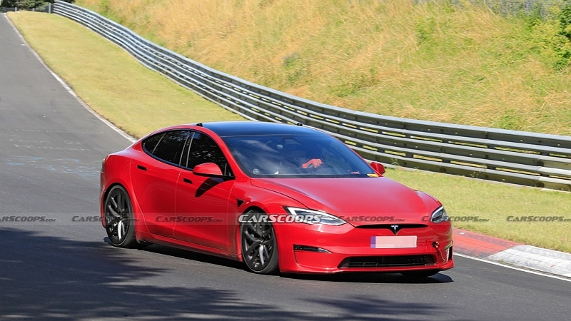 Tesla Model S Plaid Nürburgring - Carscoops