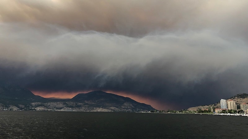 Kelowna en Colombie-Britannique au Canada