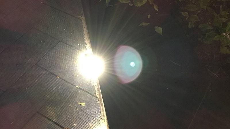 Le lens flare sur un iPhone