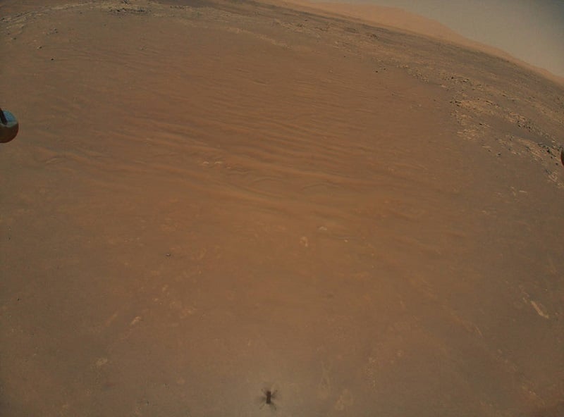 Où est le rover Perseverance sur cette photo ?