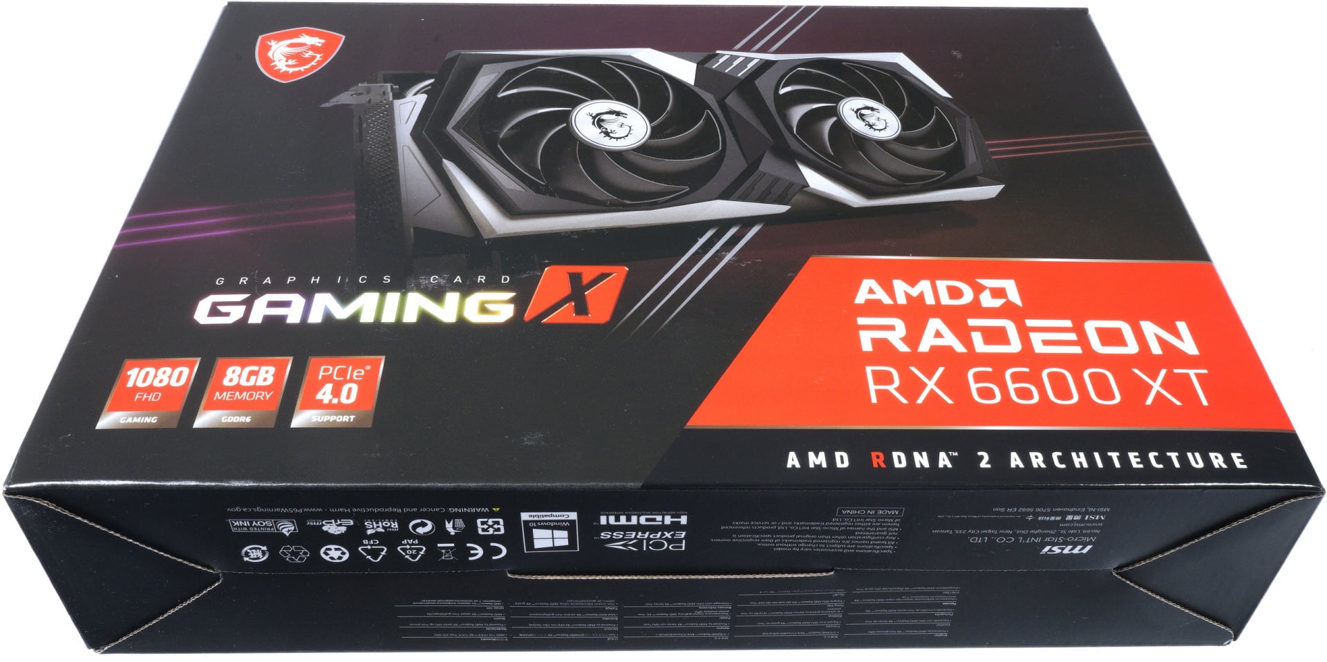 Test Carte graphique AMD Radeon RX 6600 XT 