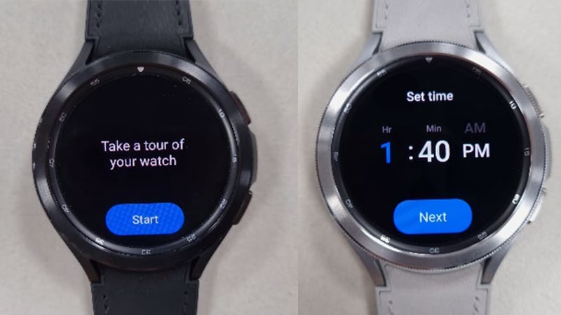 L'interface de la prochaine Samsung Galaxy Watch 4 Classic