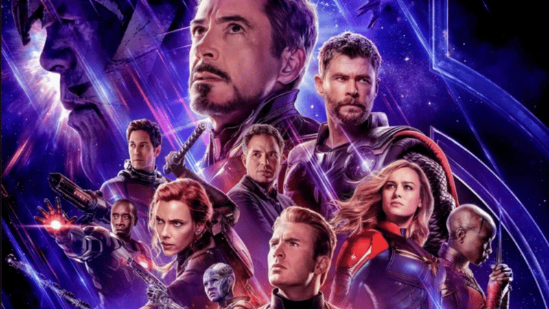 L'affiche du film Avengers, Endgame (Marvel Studios, 2019)