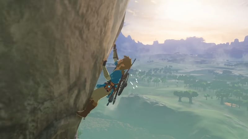 Link dans The Legend of Zelda : Breath of the Wild