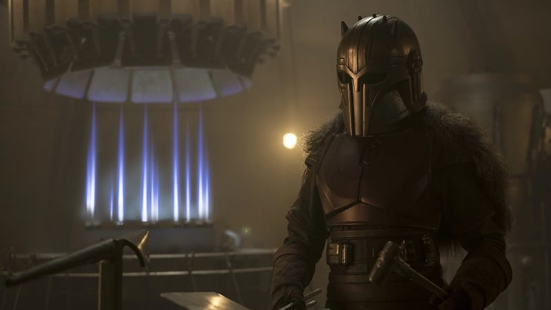 L'Armurière mandalorienne dans The Mandalorian. Crédit : Lucasfilm/Disney+