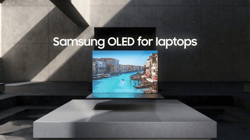 Les nouveaux écrans pour PC Portables de Samsung Display. Crédit : Samsung