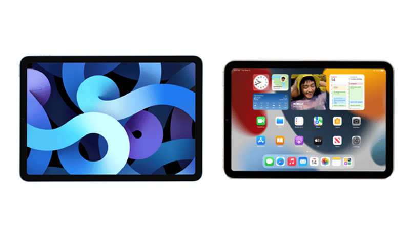 ipad Air 2020 et iPad mini 6