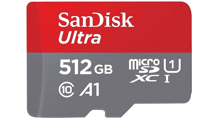 Image 1 : La carte microSD SanDisk Ultra 512 Go est à prix mini chez Amazon