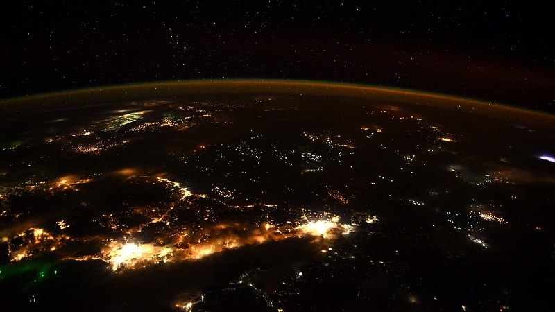 Photo de la Terre prise depuis l'ISS