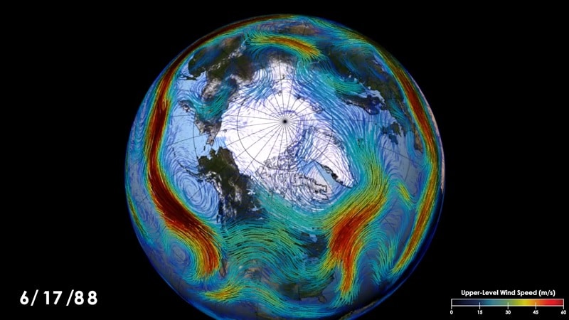 Le jet stream polaire