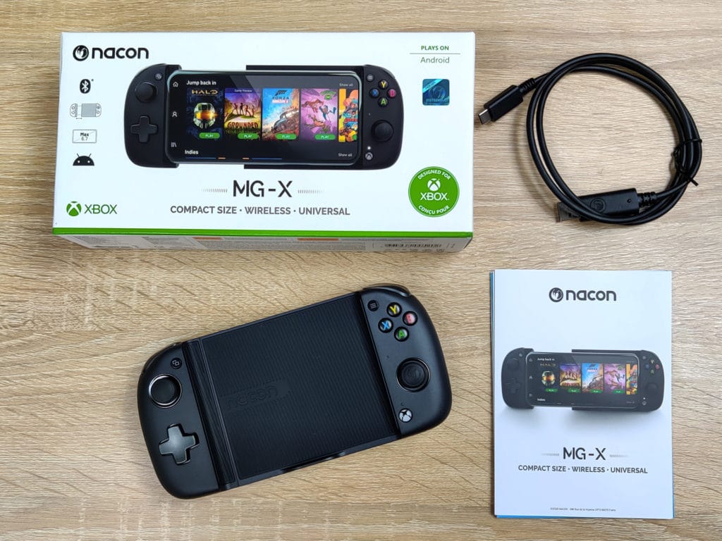 Le bundle de la Nacon MG-X