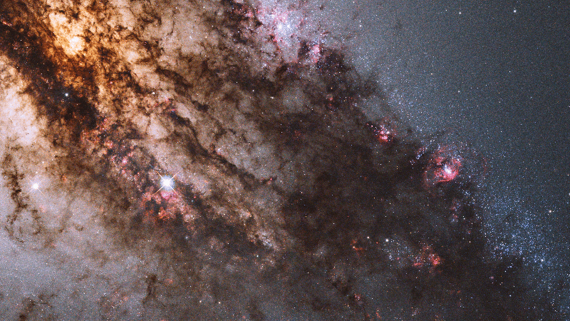 Galaxie Centaurus A (Hubble)