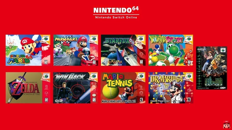 Les jeux N64 du Nintendo Switch Online